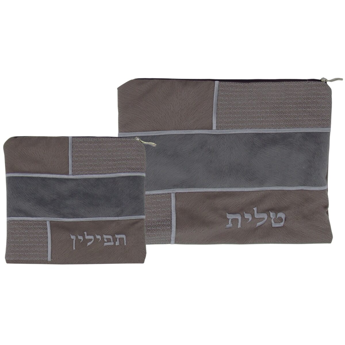 סט טלית-תפילין סדרת פאר – 2025 – אפור