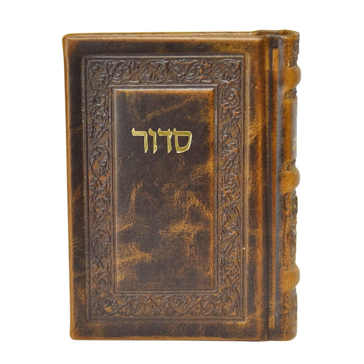 סידור – כוונת הלב נוסח ע"מ – עור אמיתי – מהדורת כיס 9X12 ס"מ – מגוון צבעים