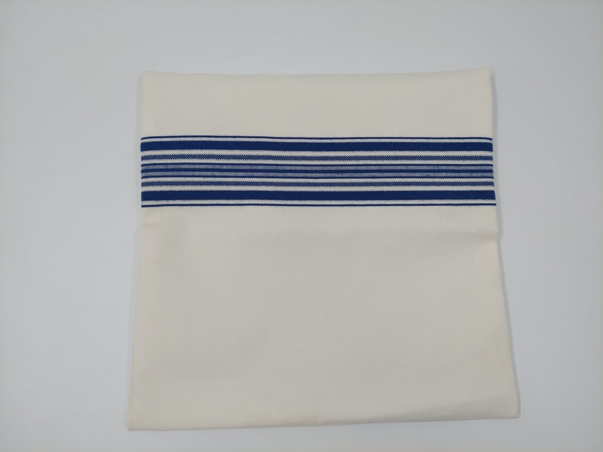 כיסוי משכן לטלית – כחול – כסף