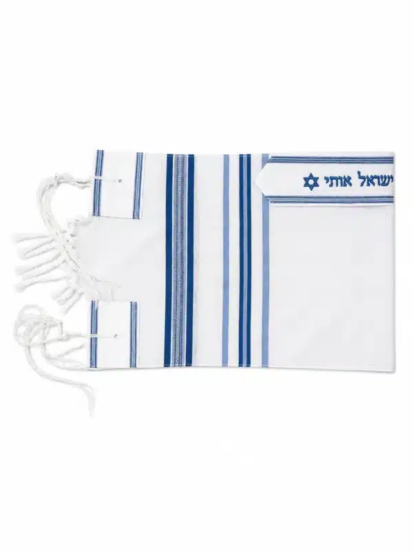טלית חאלקה - "המלאך הגואל אותי" - תכלת
